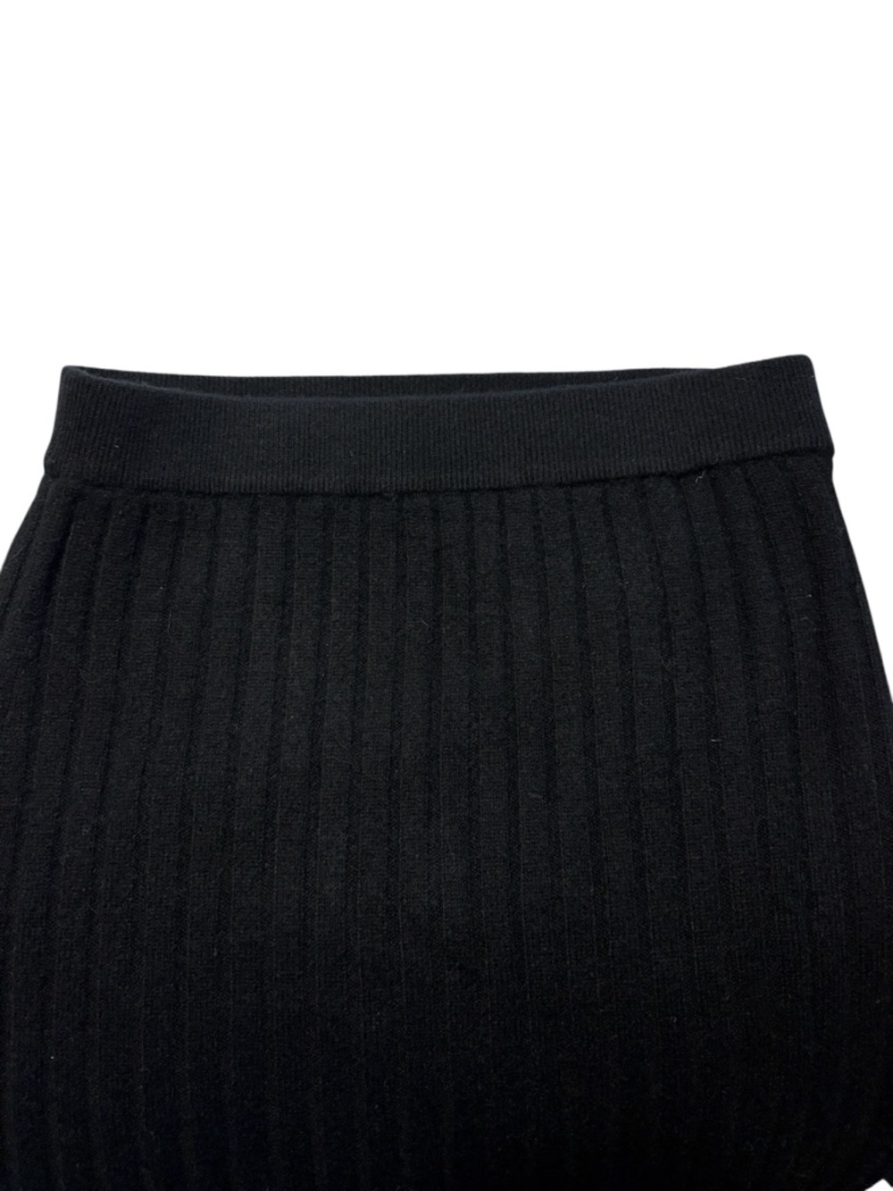 Quince 100% Mongolia Cashmere 2.0 Midi Skirt Size Small Heather Gray Pleated - Picture 3 of 6